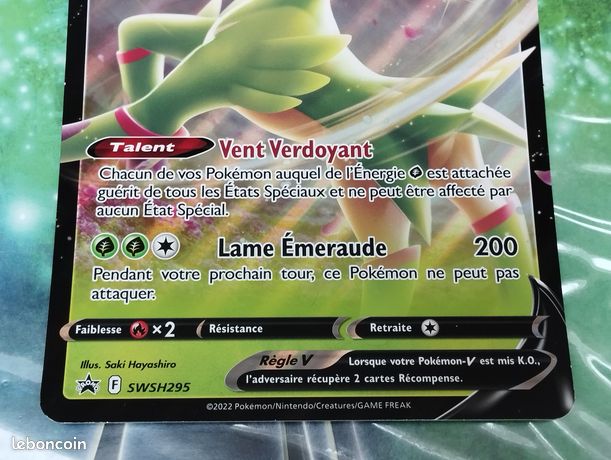 Électrode de Hisui V SWSH294 - Jumbo - Myboost X Epée et Bouclier 11 Origine Perdue - Carte Géante