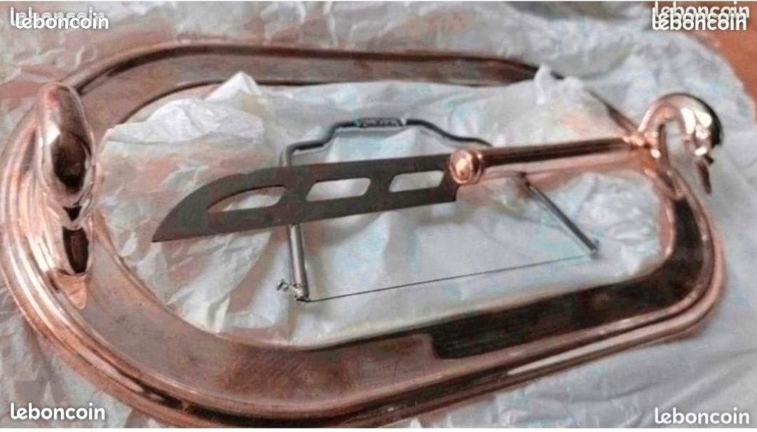Coffret De Service Pour Foie Gras J.D France L 6499 - Argenté, Made In France