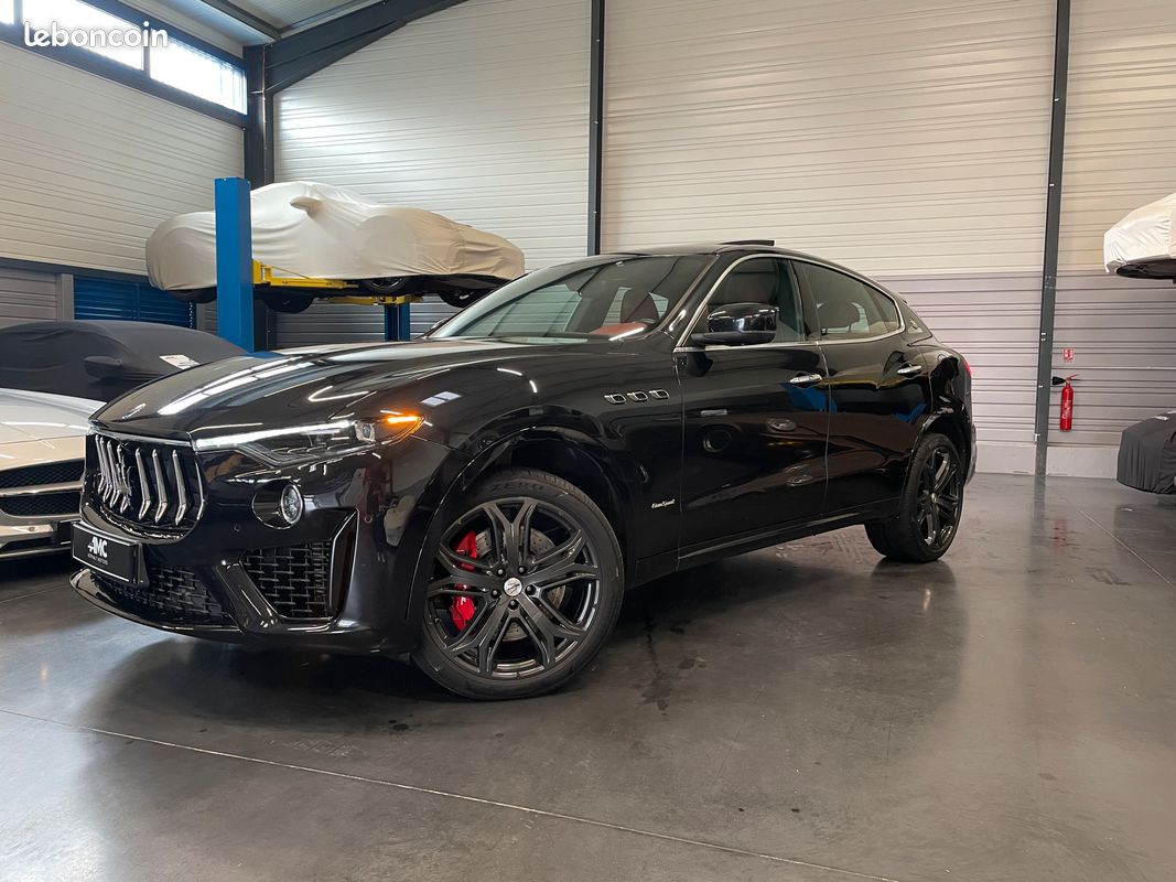 Maserati Levante SQ4 GranSport – 430 cv – Garantie 12 mois offerte - Nero Ribelle – Entretien à jour (image 2)
