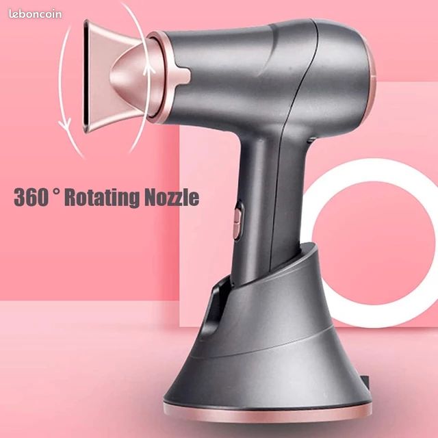 Sèche-cheveux sans fil Rechargeable, Portable, voyage, souffleur sans fil, outil de coiffure pour Sa (image 3)