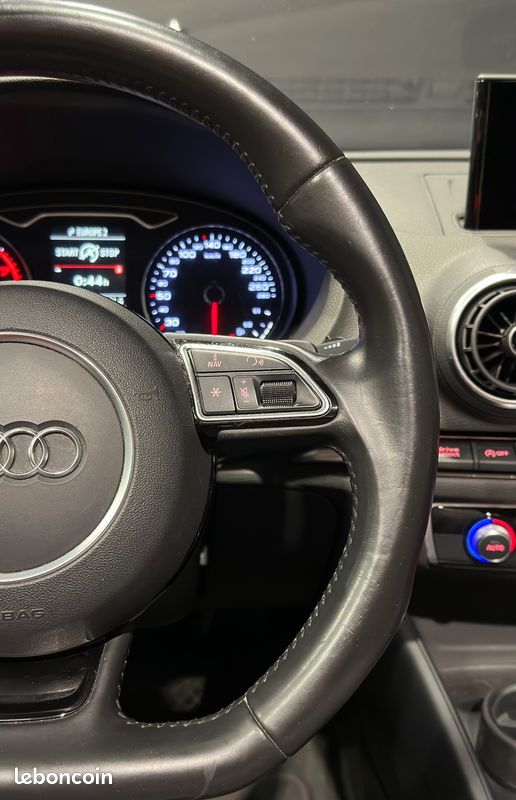 AUDI A3 CABRIOLET 1.8 TFSI 180CH AMBITION LUXE S-TRONIC - S LINE - CUIR - JA 18" - CAMERA RECUL - REGULATEUR ADAPTATIf (image 26)
