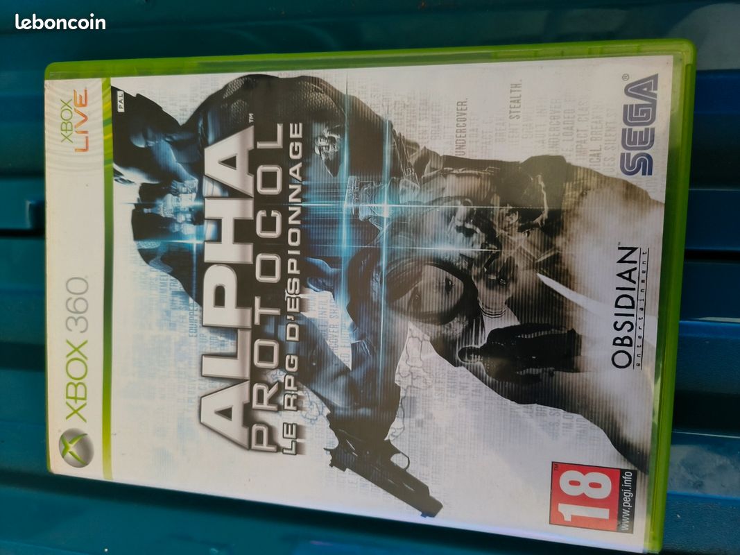 Alpha Protocol – RPG D'espionnage – SEGA – Xbox 360 – PAL – Complet (Bon état)
