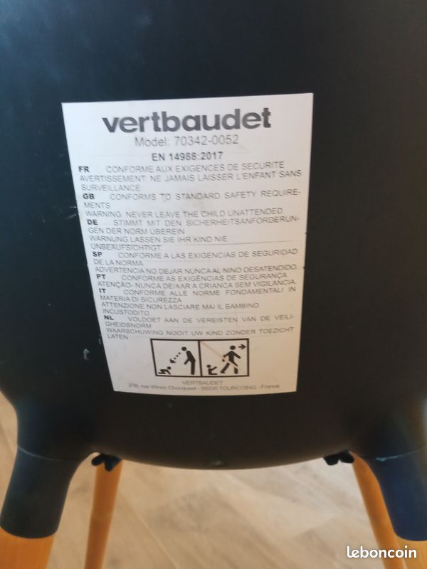 Chaise haute évolutive Verbaudet (image 2)