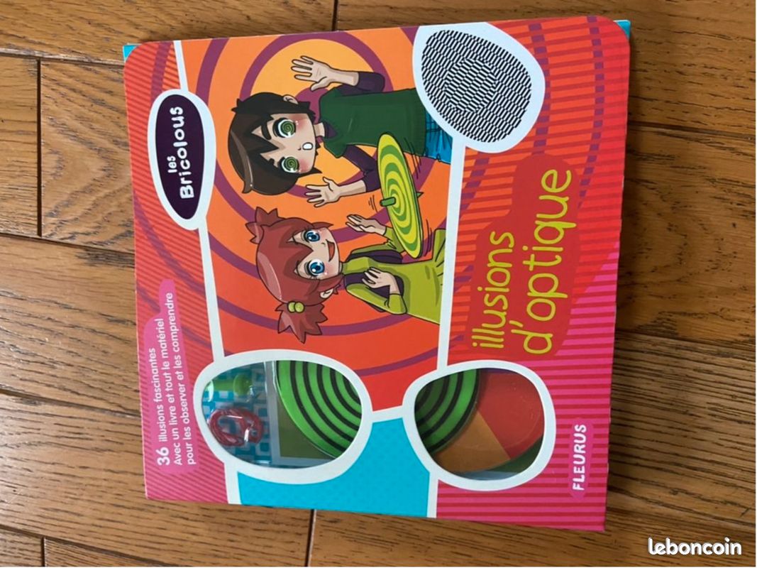 NEUF Coffret fleurus Bricolous illusions d’optique NEUF (image 1)