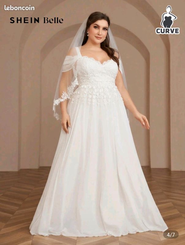 Shein Robe Robe De MariÃ©e Taille 46 Robe De Mariée Vêtements