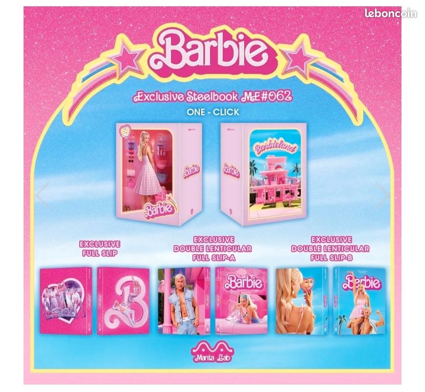 Manta lab steelbook OC : Barbie (image 6)