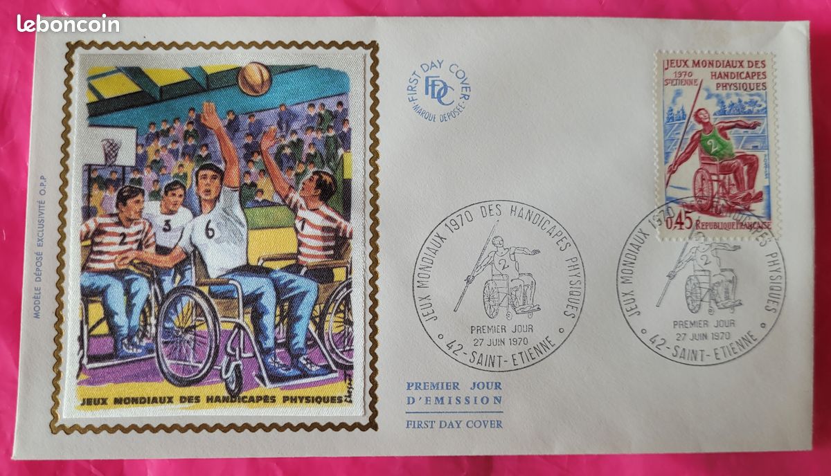 Enveloppe 1er jour 974 1976 Jeux Olympiques de Montréal
