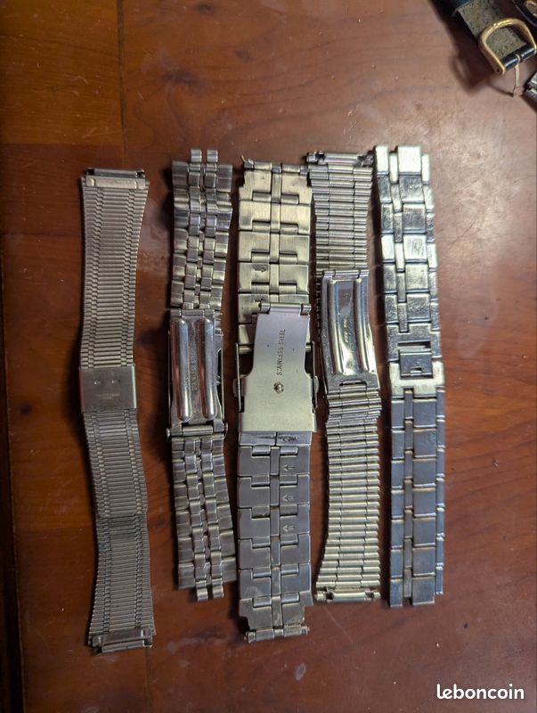 Lot de bracelets de montres en métal n2 (image 2)