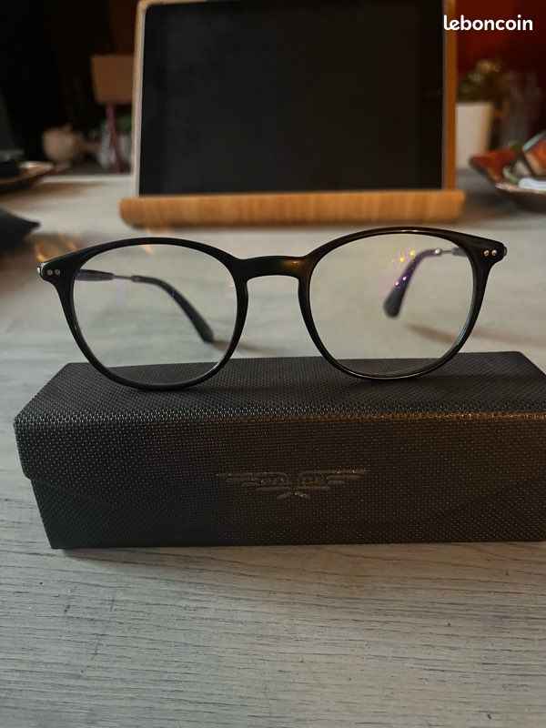 Monture pour lunettes de vue Police homme Accessoires Bagagerie