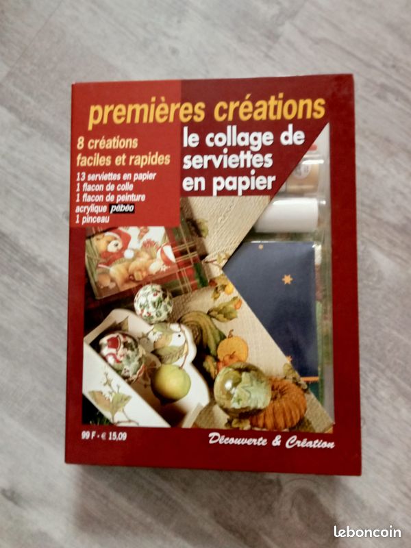Le collage de serviettes en papier (image 1)