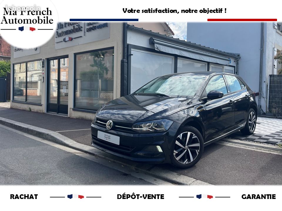 VOLKSWAGEN Polo VI CONNECT 1.0 TSI 12V BMT DSG7 95 cv BOITE AUTO - APPLE CARPLAY - RADAR DE RECUL AV/AR (image 1)