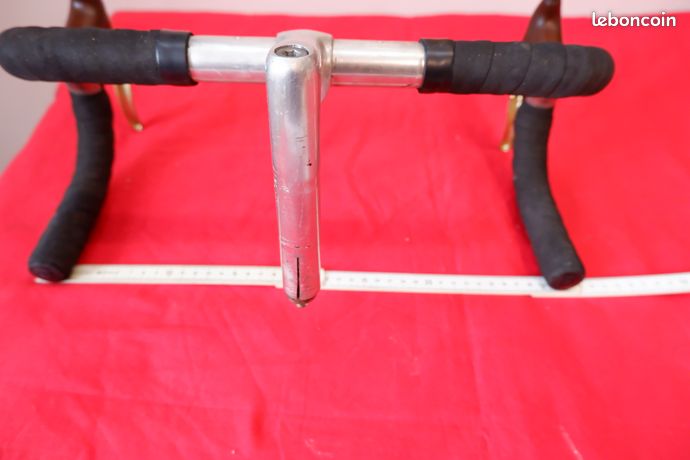 Guidon Potence ancien velo Randonneuse 1950 39,5-⌀22 90 MAFAC RAID - Collection