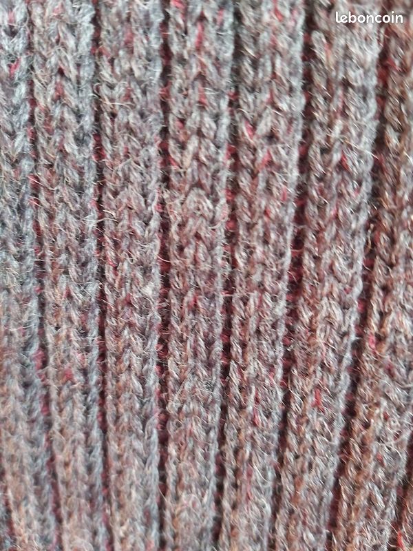 Echarpe neuve gris anthracite (image 2)