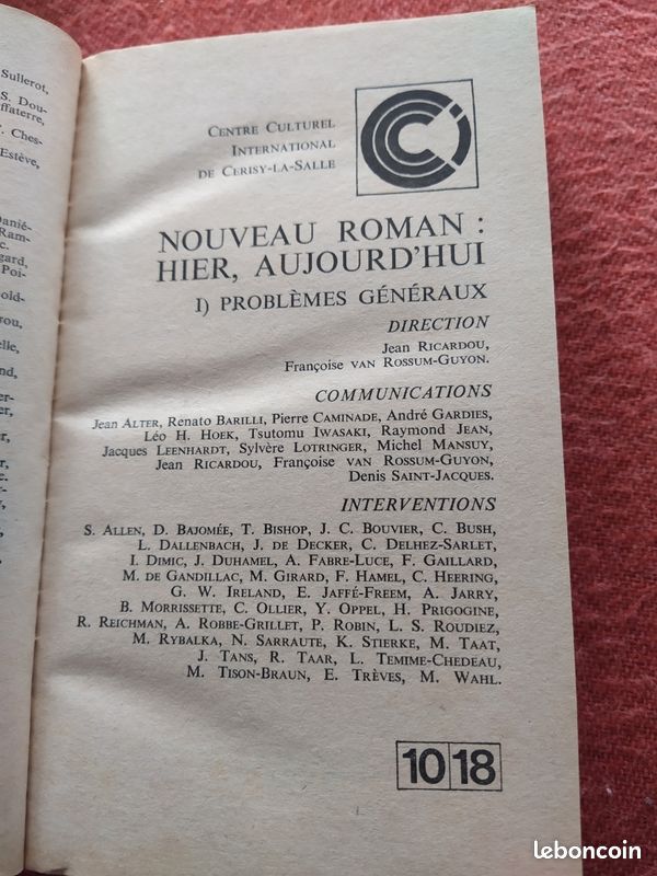 Livres, Nouveau Roman, problèmes et pratiques (image 4)