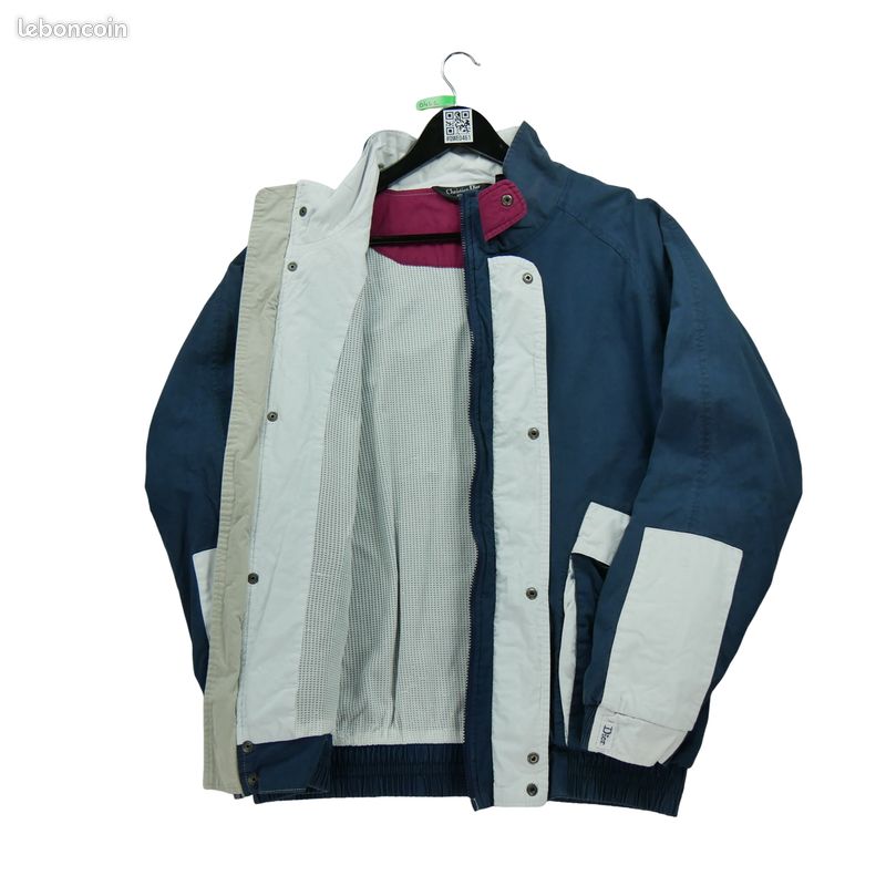 Christian Dior Monsieur Veste Vintage Y2K Homme Taille XL Marine