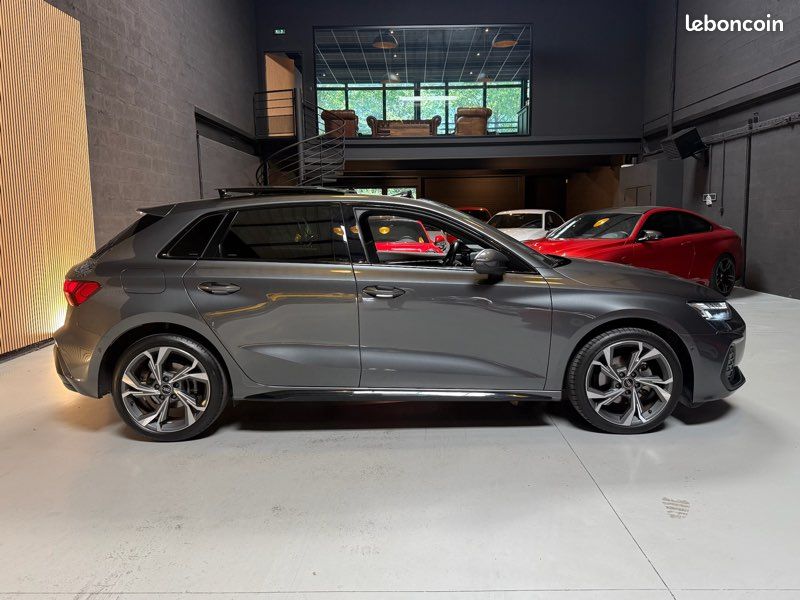 Audi A3 IV (2) Sportback 1.5 35 TFSI Mild Hybrid 150 S Line S TRONIC 7 - Toit ouvrant - Apple Carplay - Sièges chauffants - Volant Méplat - Pack Audio - Phares LED - Historique Complet - Voiture franç (image 9)