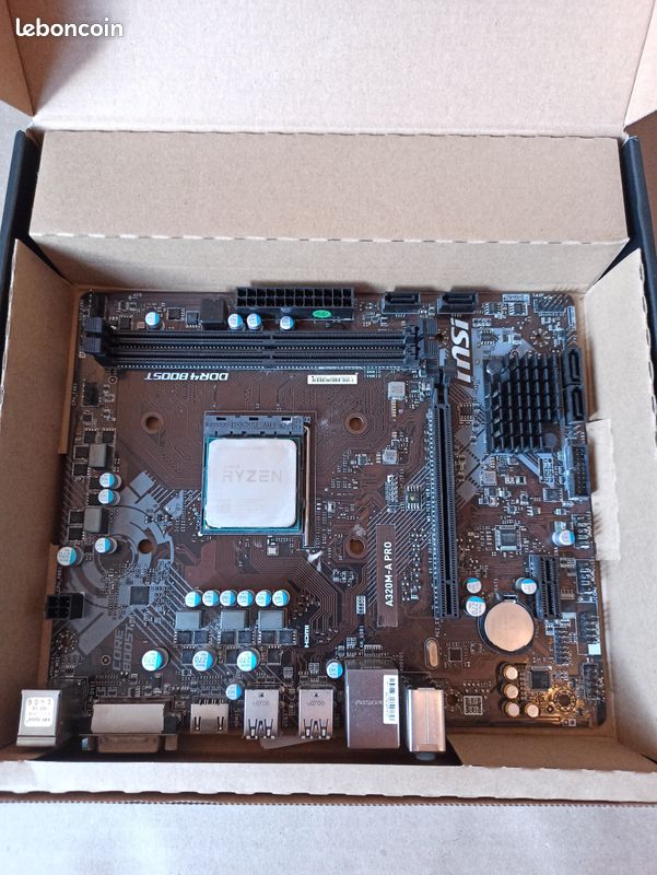 Carte-Mère MSI A320M-A Pro Carte Mère A320M A Ryzen AMD Pro Series