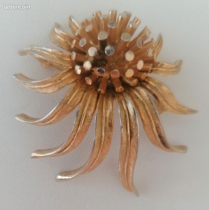 Broche Ville De Marseille Vintage 1970 - Cuivre, Alliage, Vieux Stock Neuf