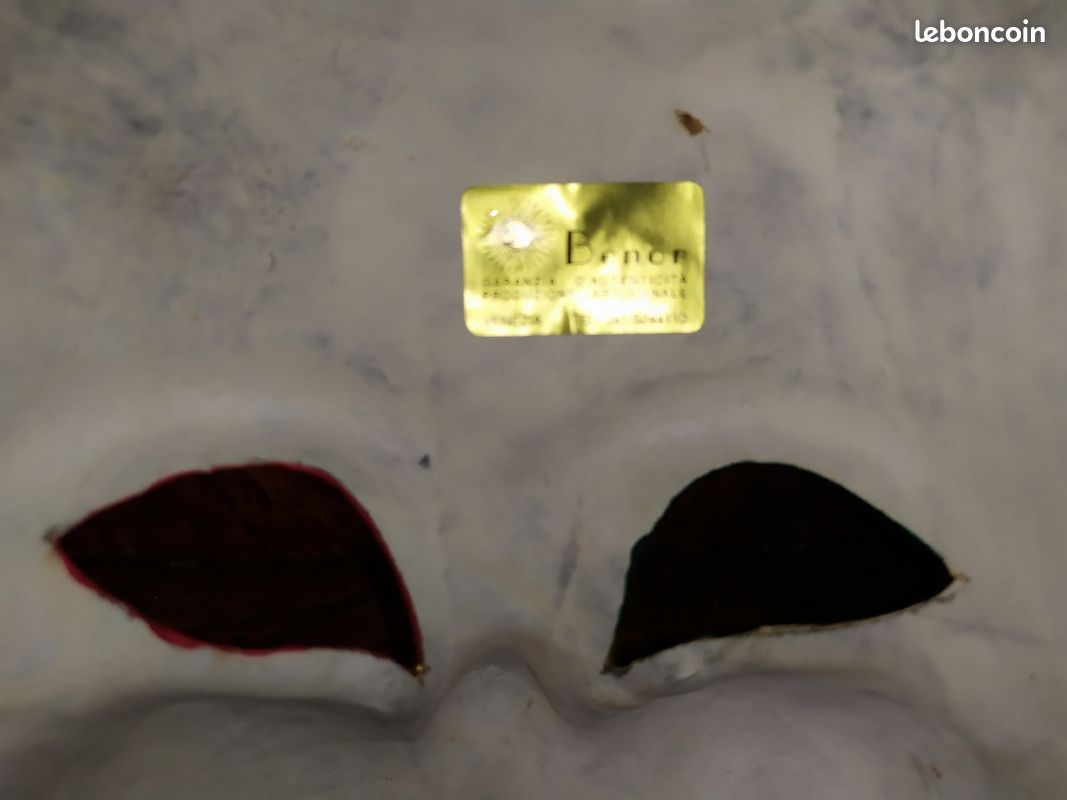 Masque Comedia del Arte tête de chat (image 2)