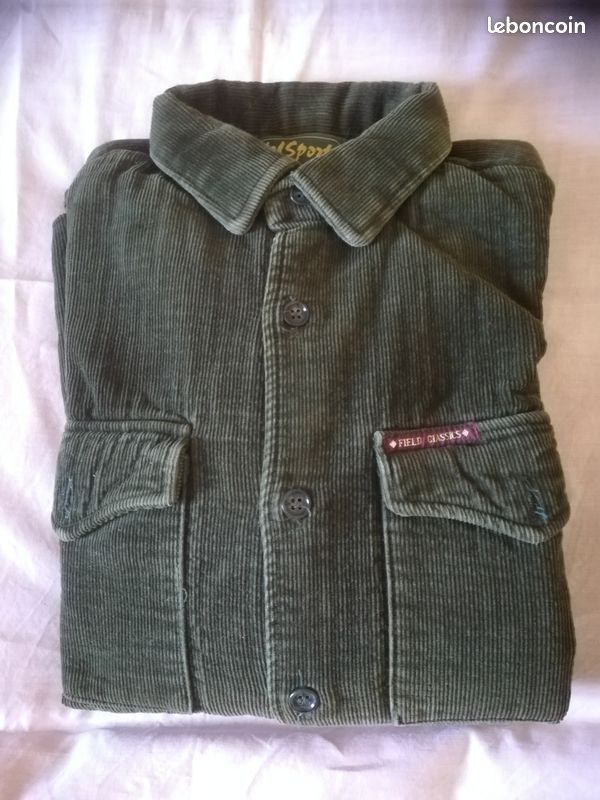 Chemise velours taille l chasse peche (image 2)