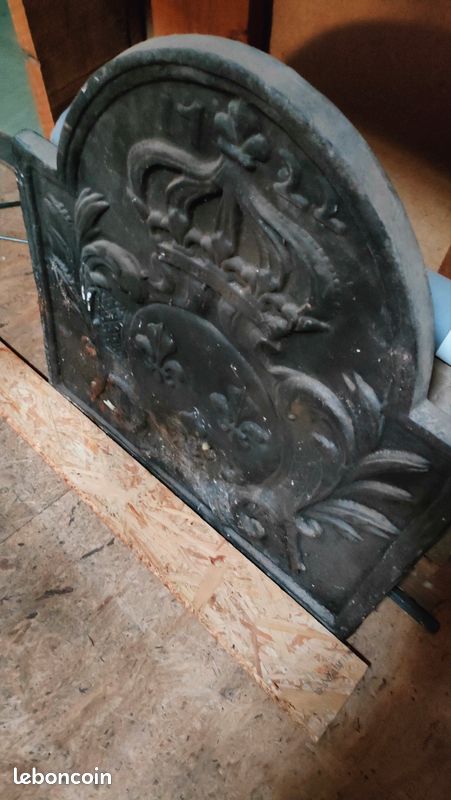 Plaque de cheminée en fonte 60x60 cm (image 2)