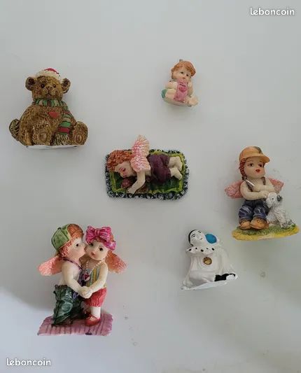 6 figurines céramique décoration (image 1)