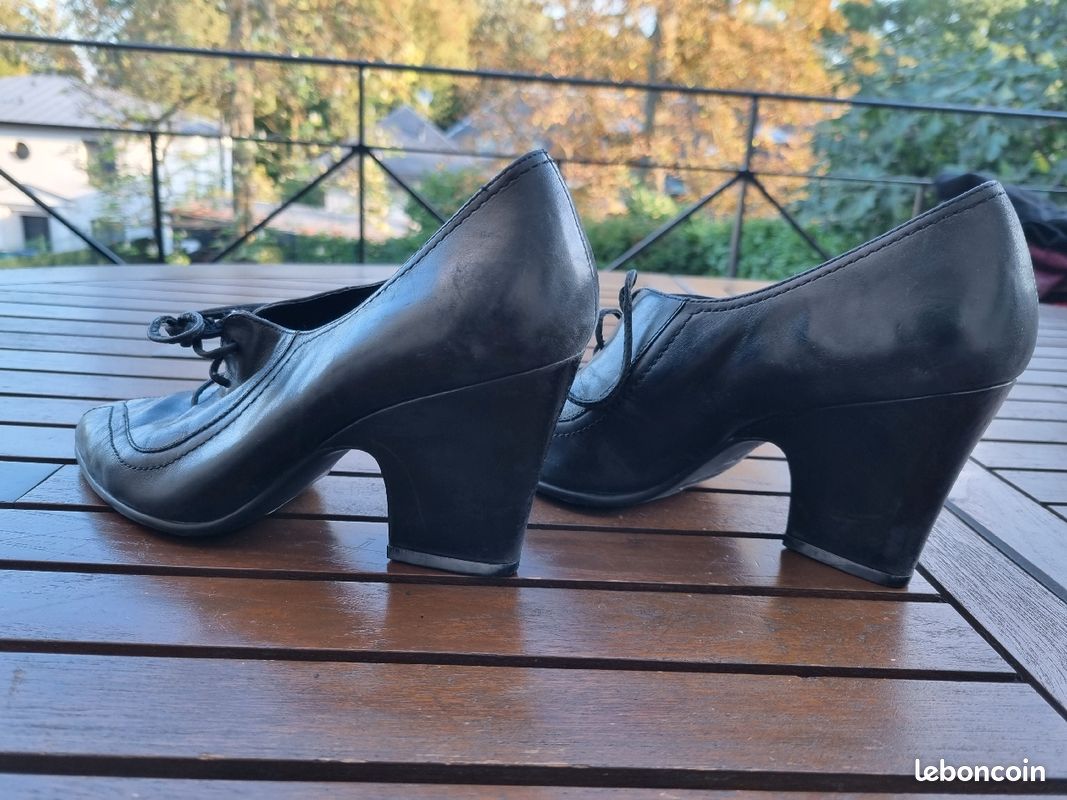 Chaussure cuir femme 37.5 (image 4)