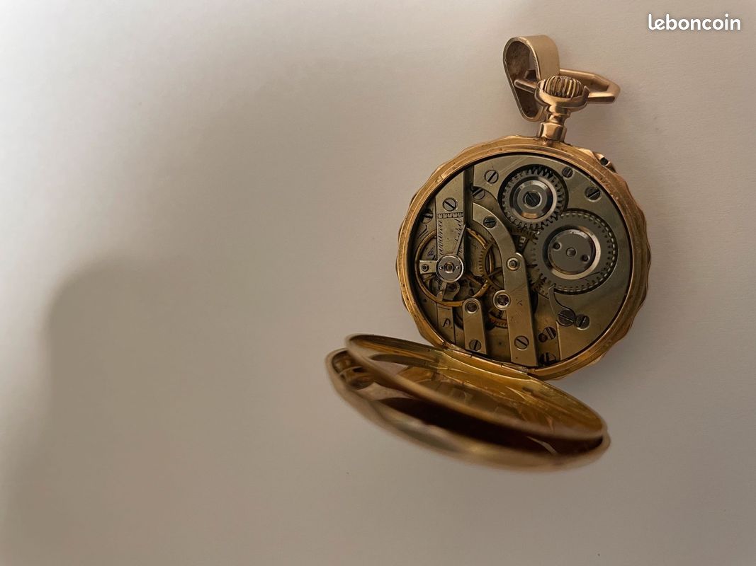 Montre à Gousset En Or Poinçon Tête D'Aigle - Mécanique Manuelle, Poids ~60g