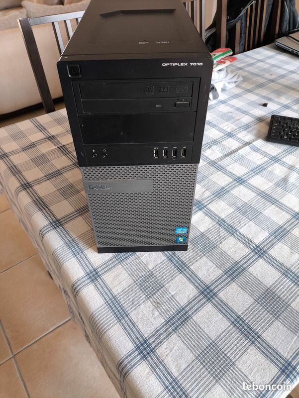 Pc ordinateur bureau tour Dell optiflex 7010, Intel core i5, HDD 250 Go, 8Go DDR3 (image 1)