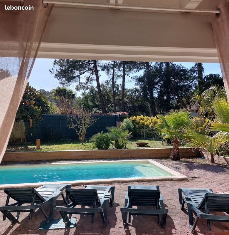 Villa proche de la plage avec piscine, 3 chambres, pergola, veranda, 6 vacanciers (image 1)