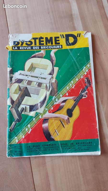 Revue bricoleur : Système D n°143 - Novembre 1957 - magazine vintage de bricolage (image 1)