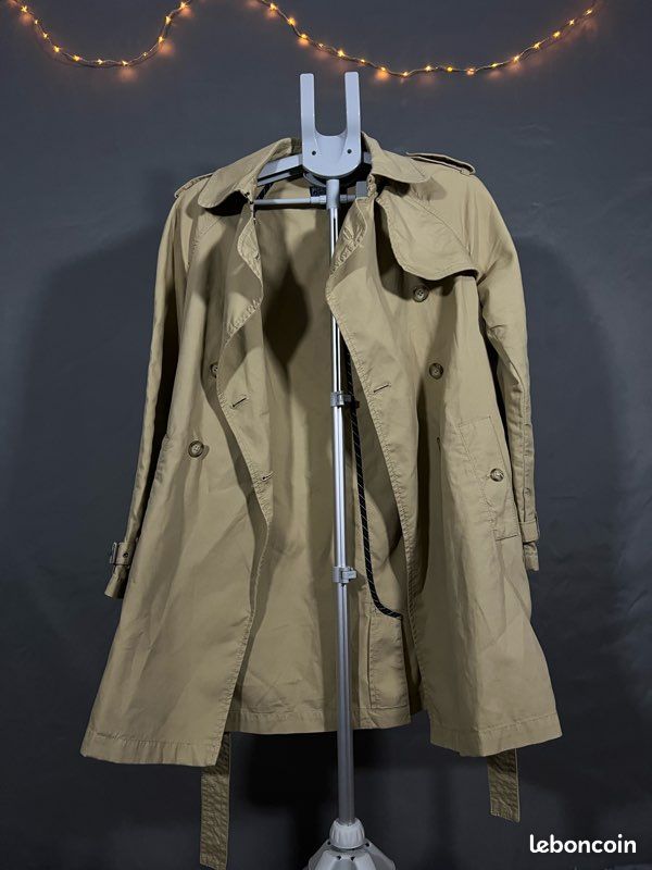 🧥 Trench coat vintage Ralph Lauren – Beige – Taille S (image 10)