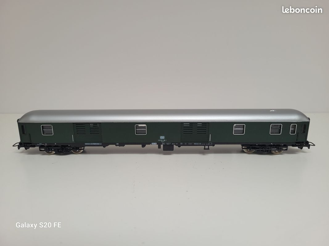 Train wagon N° 5792 Fourgon à bagages de la DB Jouef Ho (image 5)