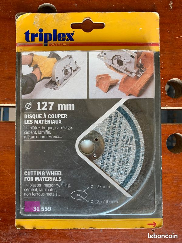 DISQUE à COUPER les MATÉRIAUX Ø 127 mm (image 4)