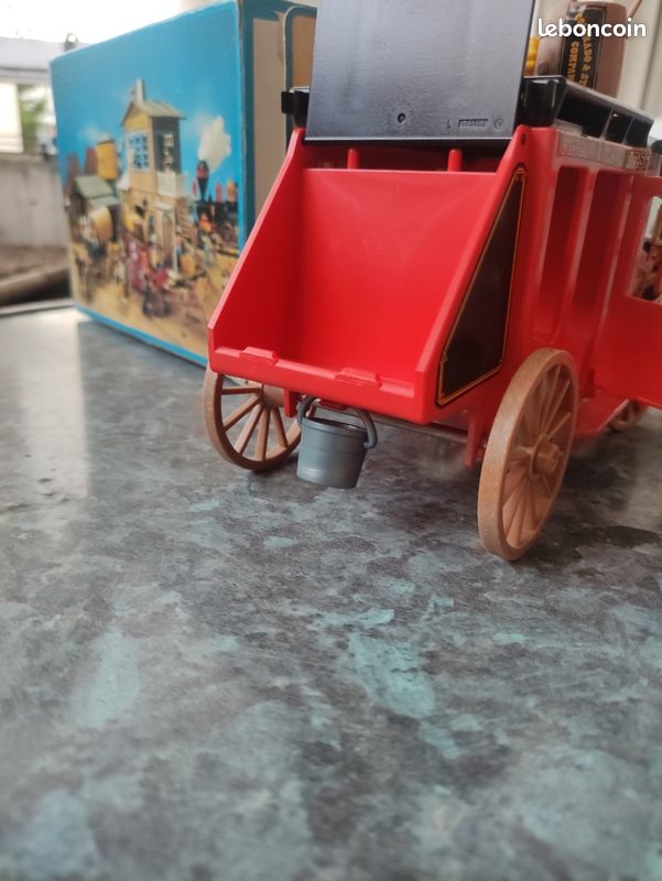 Playmobil N°3245 - Diligence Eldorado St Louis - Far West Vintage - Occasion