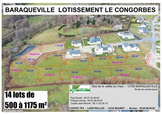 Terrains Baraqueville - Lotissement