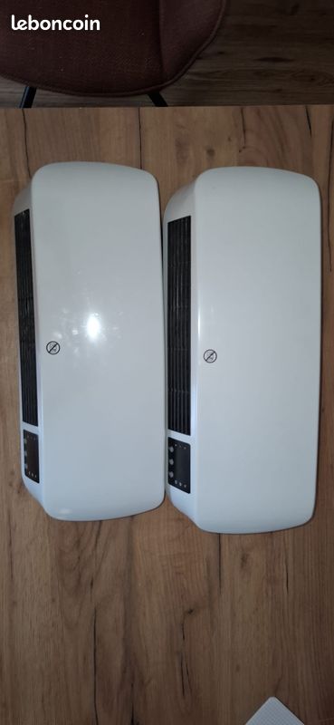Lot de 2 chauffages soufflants salle de bain 2000 W (image 2)