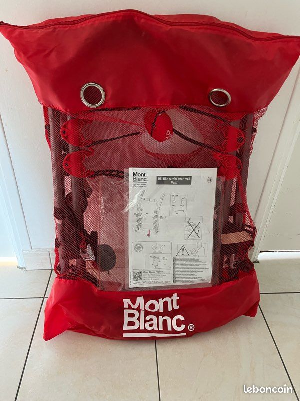Porte-vélos Arrière Rose Avec Réflecteur - Aluminium, Charge Max 18kg - Occasion