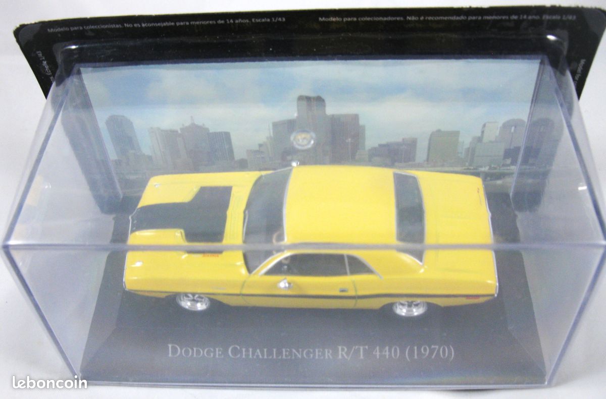 DODGE CHALLENGER R/T 440 1970 voiture miniature 1/43 COLLECTOR95 (image 2)