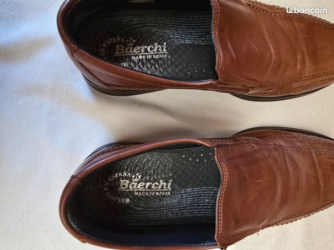 Mocassins homme cuir T 44 (image 2)