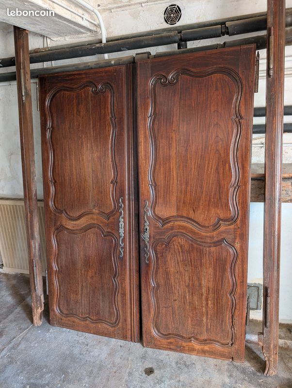 2 portes d'armoire ancienne (image 1)