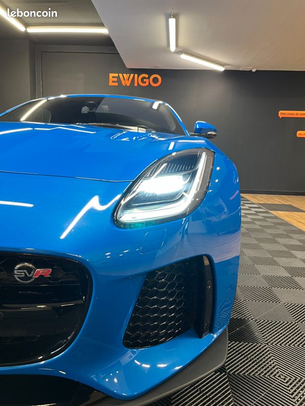 Jaguar f-type svr 5.0 v8 cabriolet / freins carbone ceramique / entretien jaguar / malus payé (image 17)