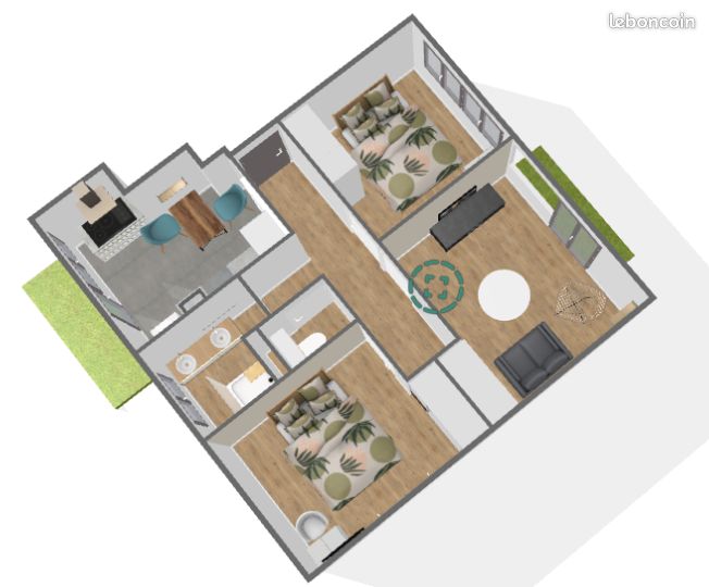 Appartement 3 pièces 51 m² · à Pau · 51 m² · 900 €/mois