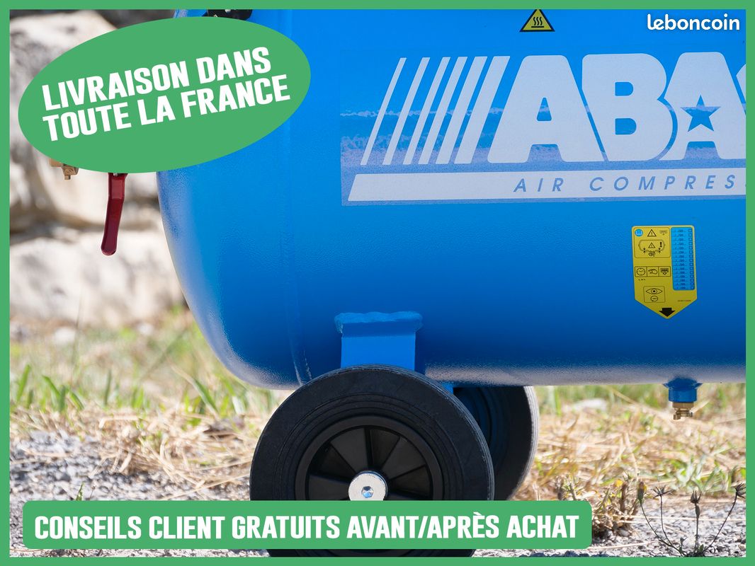 Compresseur ABAC robuste – Décapage précis bois métal pierre (image 2)