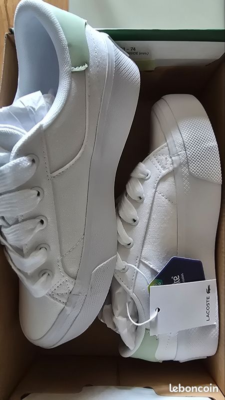 Lacoste Chaussures compensées Ziane 125 1 CFS pour femme, blanc/clair (image 3)