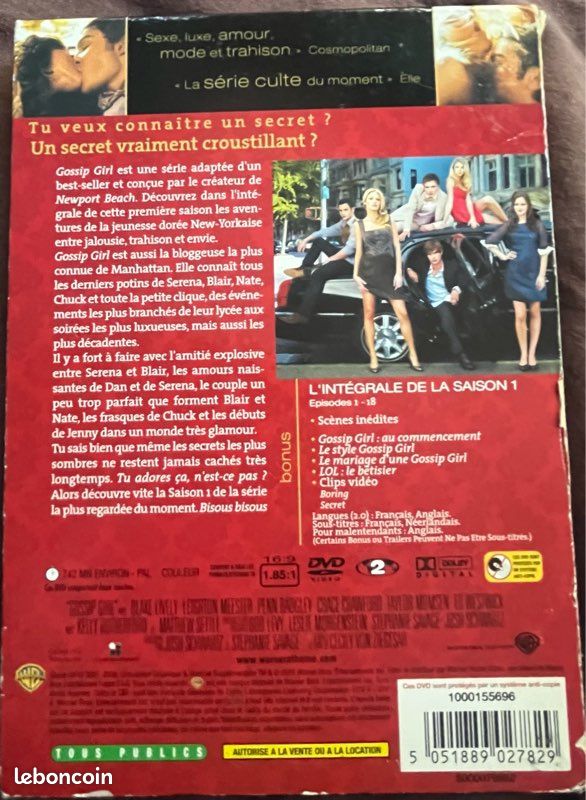 DVD série Gossip Girl saison 1 (image 2)