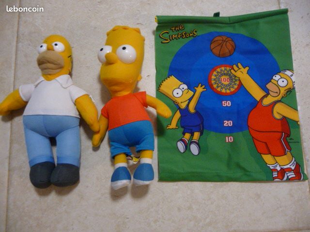 Simpsons Personnages et tapis basket (image 1)