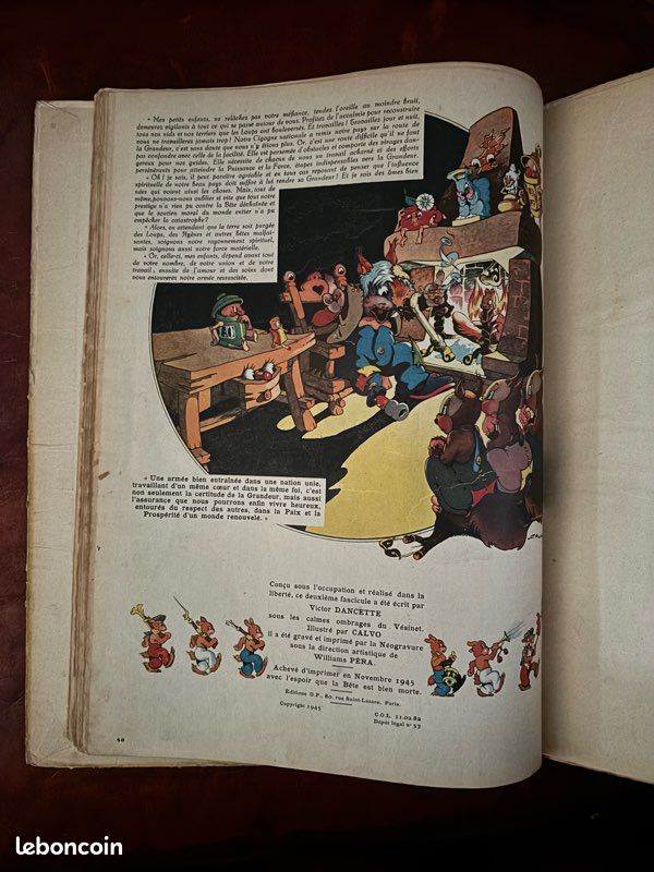 La Bête est morte – Calvo – Deuxième fascicule – Édition originale 1945 – Rare (image 5)