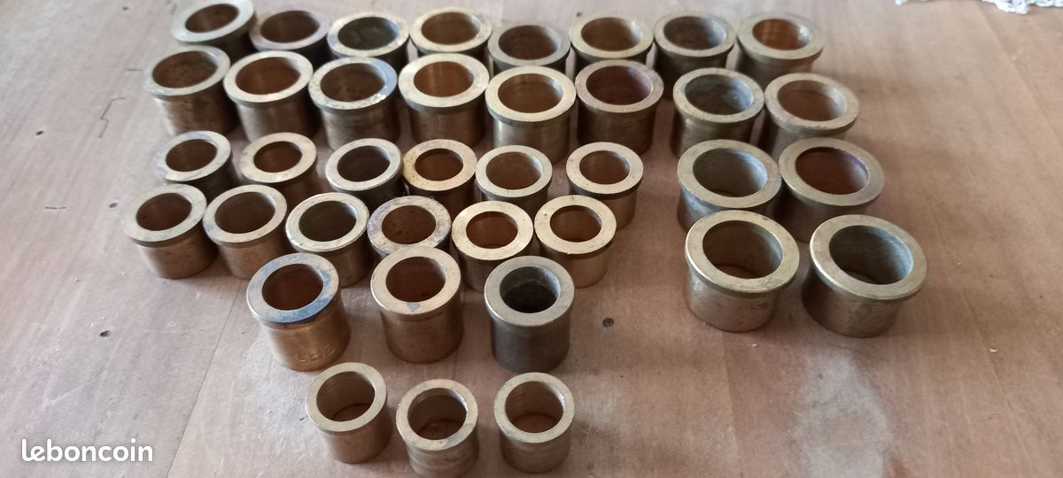 Lot de douilles de renforcement en laiton avec collerette (image 3)
