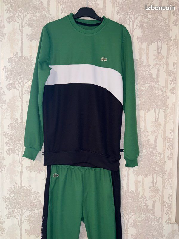 Authentique ensemble pull et pantalon survêtement Lacoste taille - Main Image